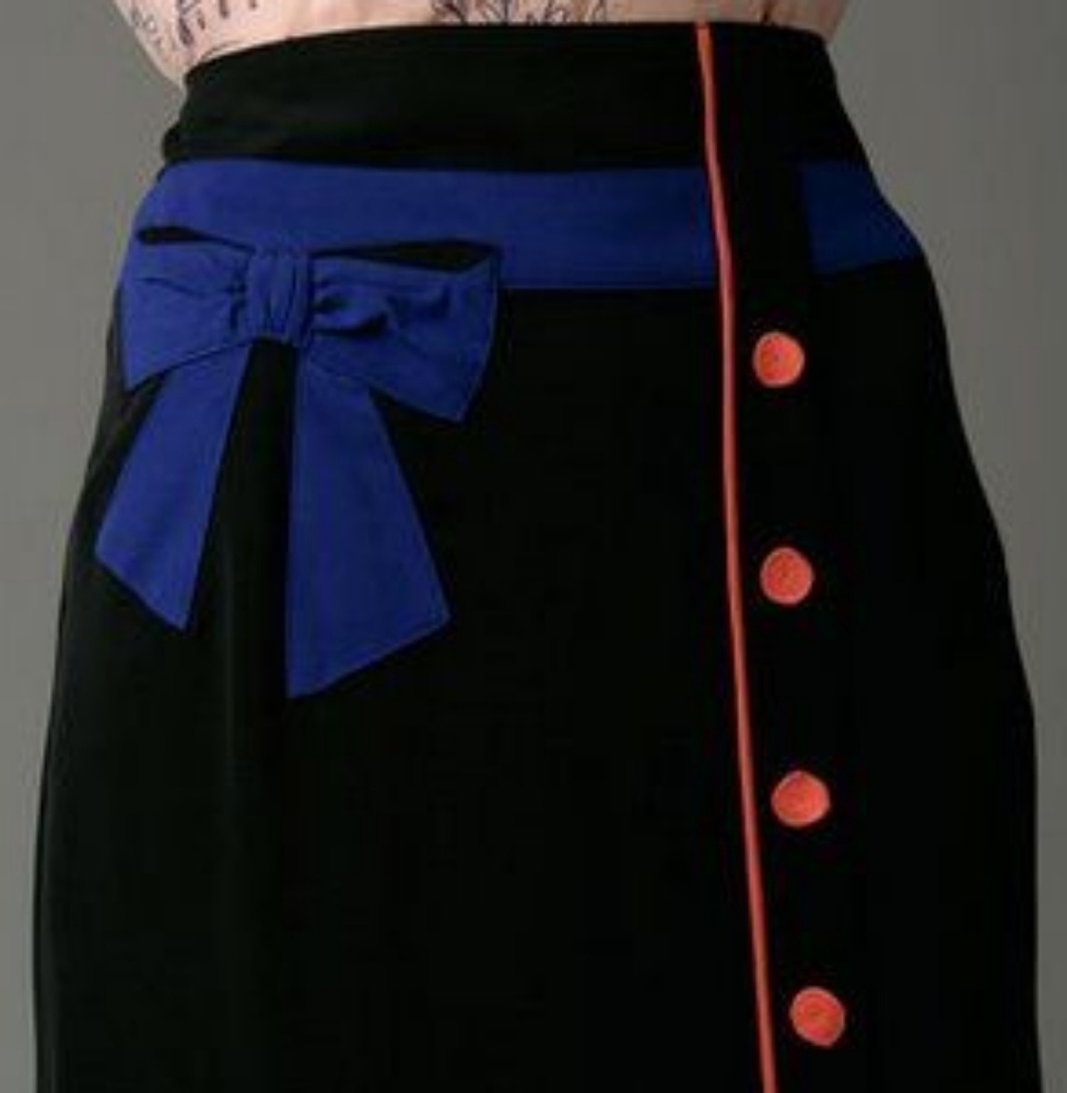 Cacharel Trompe L'Oeil Skirt